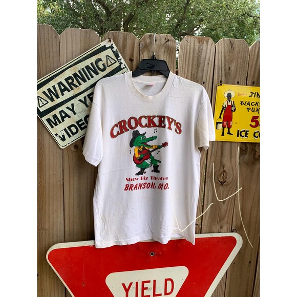 Vintage 80s Crokeys Show Biz Theatre Branson, MO. Tshirt Size M - Picture 1 of 10